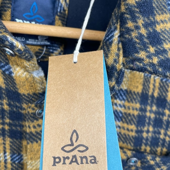 Prana Everton Flannel Shirt Jacket - Men's Medium - Picture 7 of 8